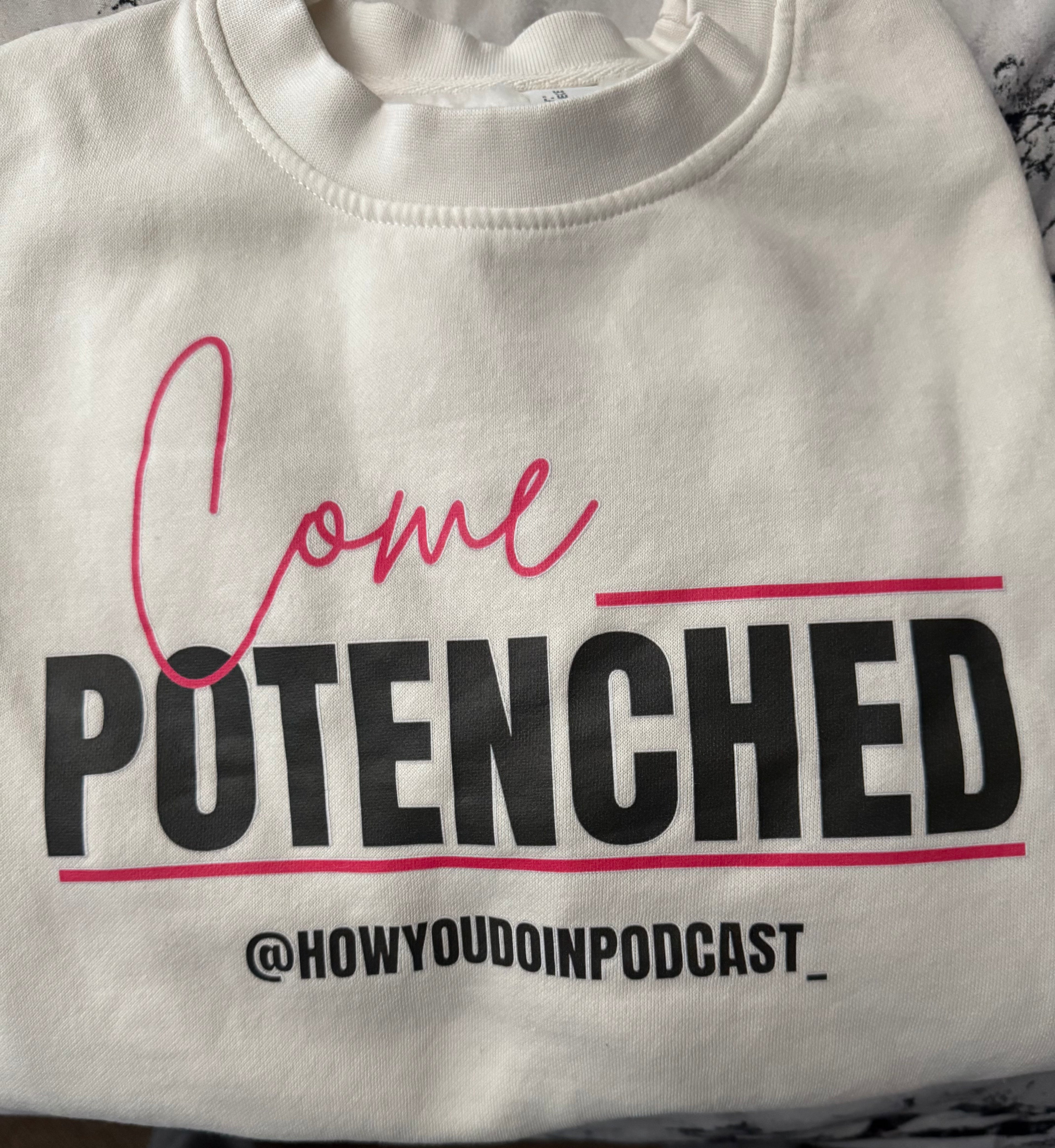 Come Potenched Crew Neck-Unisex